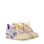 LV Skate Logo Incrusté Violet Et Multicolore