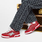 LV Skate Logo incrusté Rouge