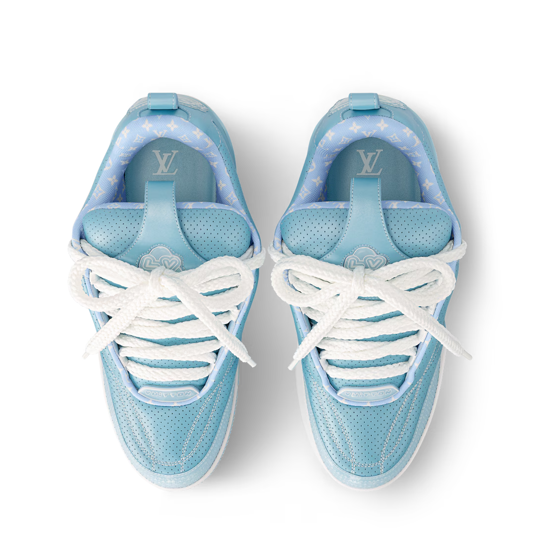 LV Skate Logo incrusté Bleu