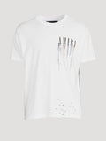 T-Shirt Amiri Blanc Et Multicolore