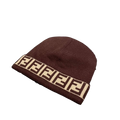 Bonnet Fendi Marron