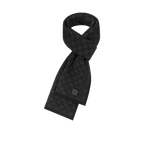 Bonnet et Écharpe Neo Petit Damier Noir