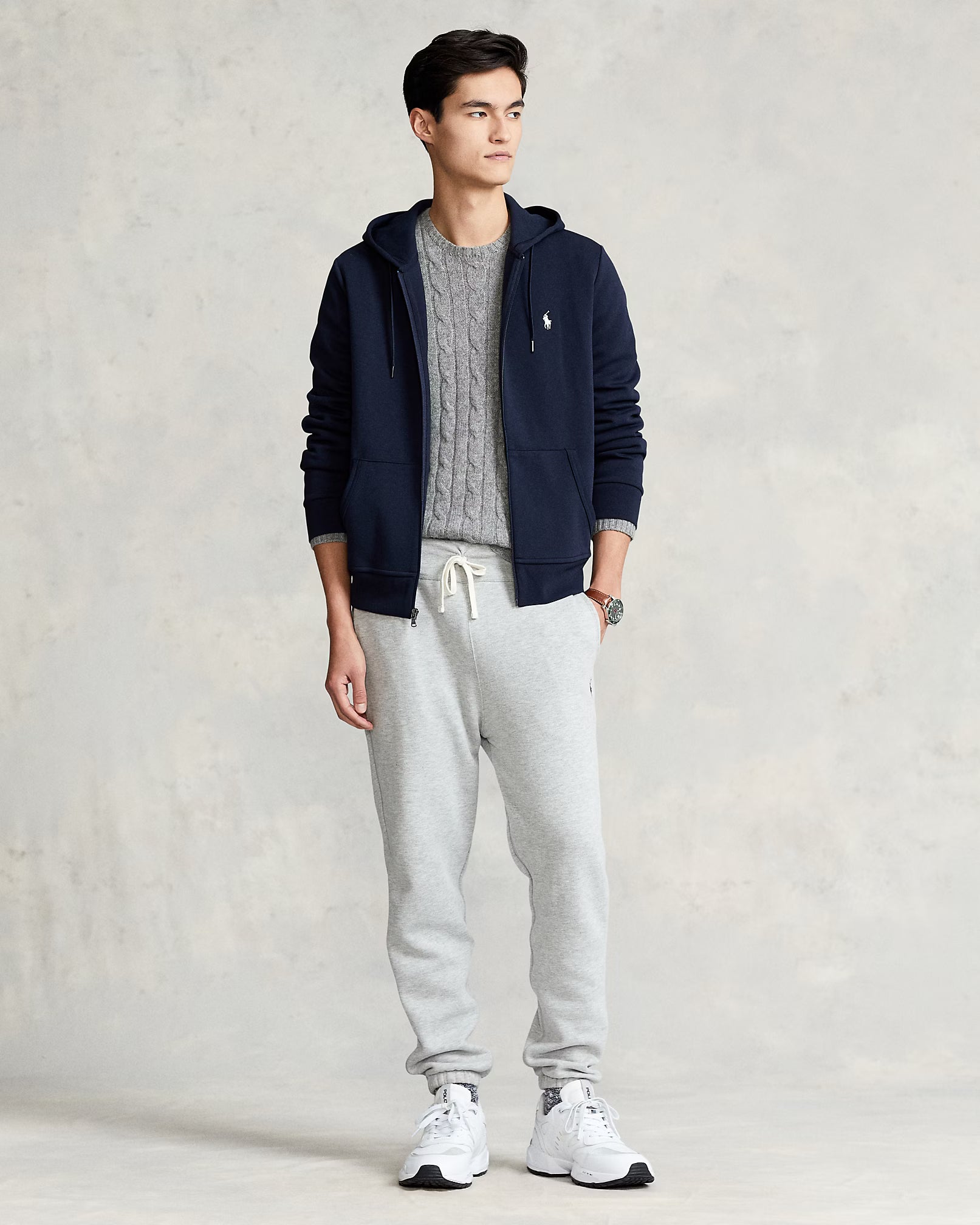 Zip Ralph Lauren Bleu Marin
