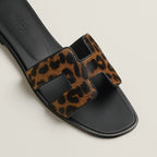 Sandales Oran Gold Et Noir