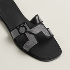 Sandales Oran Noir Cristal