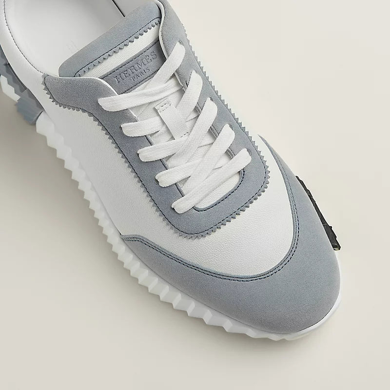 Hermès Bouncing Blanc & Bleu Galet