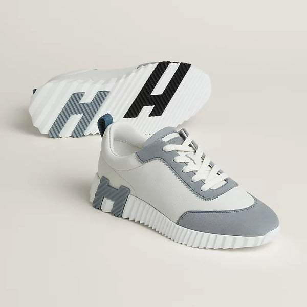 Hermès Bouncing Blanc & Bleu Galet